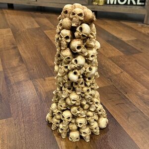 Vintage Early 2000s Skull Tower Decor Incense Stick Burner